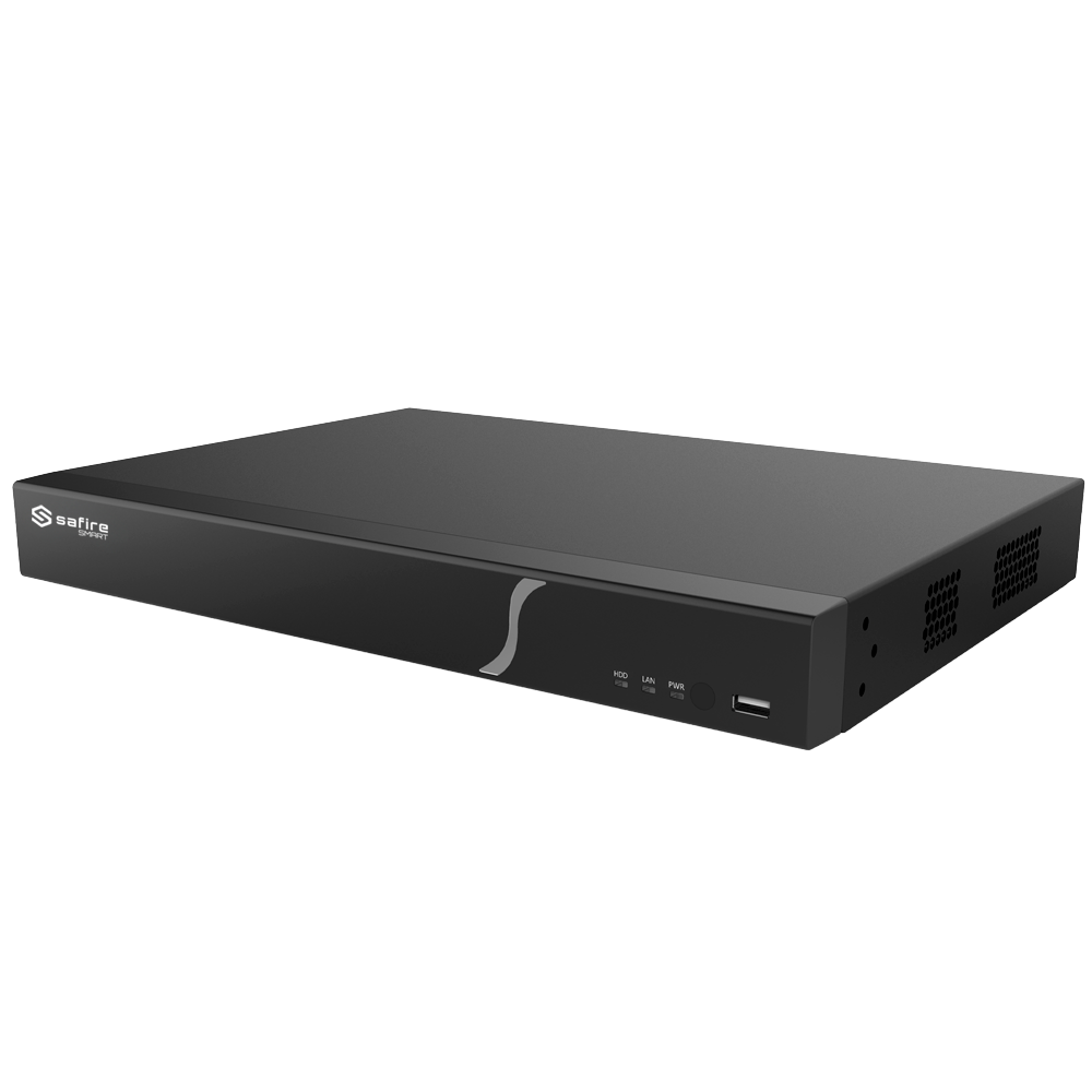 NVR 16CH SAFIRE SMART 12MP POE 2HDD