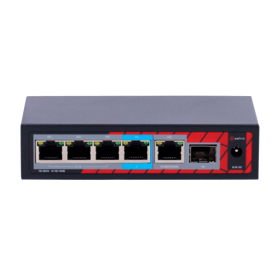 EXTENSOR 4 PORTAS POE GIGABIT