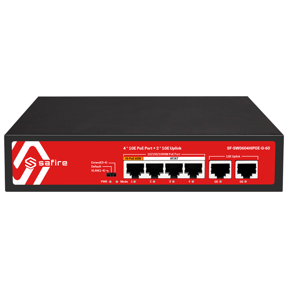 SWITCH GIGABIT 4 PORTAS POE 60W
