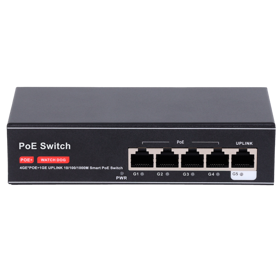 SWITCH 4 PORTAS GIGABIT POE 1 UPLINK 65W