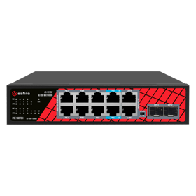SWITCH 8 PORTAS PoE 2 SFP 2 RJ45