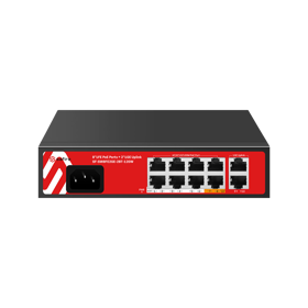 SWITCH 8 PORTAS Fe PoE 10/100Mbps + 2 Uplink 10/100/1000Mbps