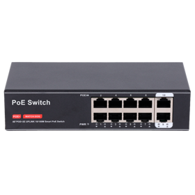 SWITCH 8 PORTAS POE 10/100