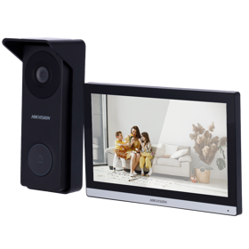 KIT VIDEO PORTEIRO HIKVISION 4 FIOS E WIFI